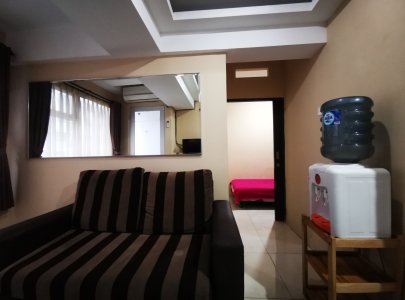 2 Kamar Desain Minimalis Apartemen Pusat Kota Bandung