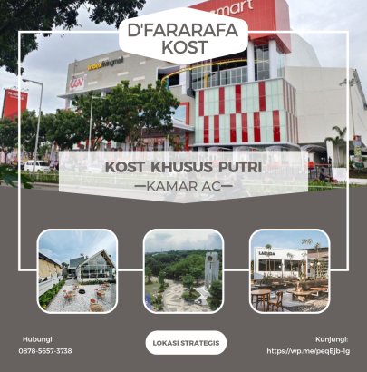 KOST KARYAWATI KHUSUS PUTRI D'FARARAFA KOST SIDOARJO