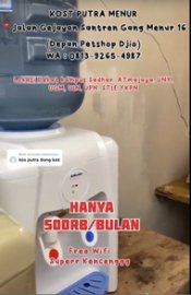 Kost Murah Fasilitas Lengkap