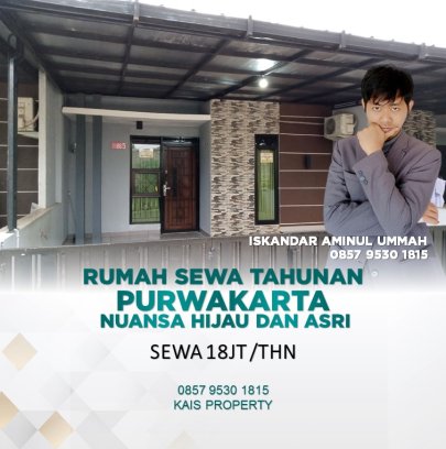 Rumah Disewakan Tahunan Di Purwakarta Dekat Tol Sadang