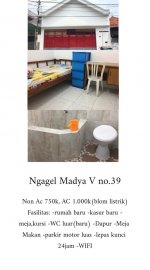 KOST NGAGEL MADYA V NO.39 (DEKAT UBAYA, UNAIR B, UNAIR C, PERBANAS, UNTAG,STTS)