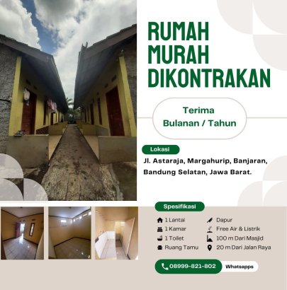 Rumah di kontrakan Wilayah Banjaran Bandung Selatan Jawa Barat