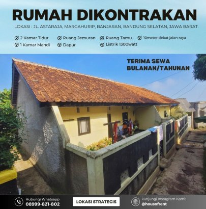 Rumah di kontrakan Wilayah Banjaran Bandung Selatan Jawa Barat