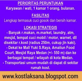 Kost VIP Eksklusif di Medan