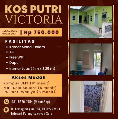 Kos Putri VICTORIA