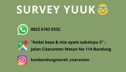 Kost Wifi Cisaranten Bandung Timur