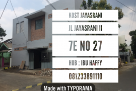 Kost Keluarga Jayasrani Sawojajar 2 Malang