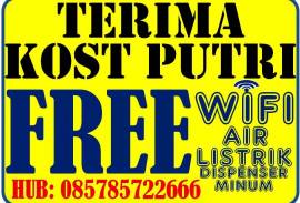 Kost putri mahasiswi, karyawati Blimbing MALANG. FREE WIFI, PDAM, LISTRIK.