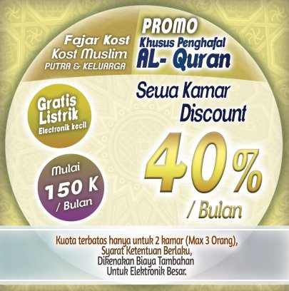 Fajar Kost - Kost Muslim Murah - Putra & Keluarga - Taman Dayu Pandaan