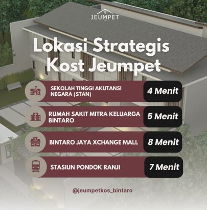 Kost Tanggerang Selatan (Jeumpet Kost)