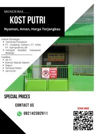 Rumah Kos Putri Nyaman & Aman