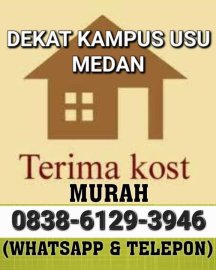 Kost kosan simpang kampus usu padang bulan jamin ginting medan