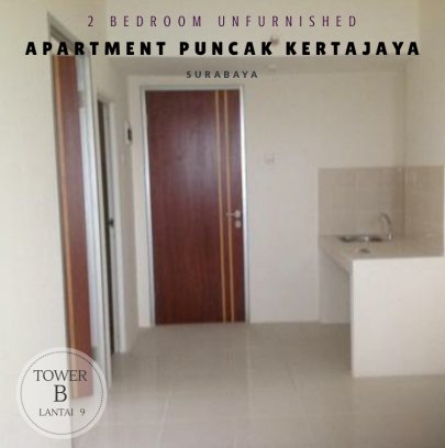 Apartemen Puncak Kertajaya 2BR Unfurnish